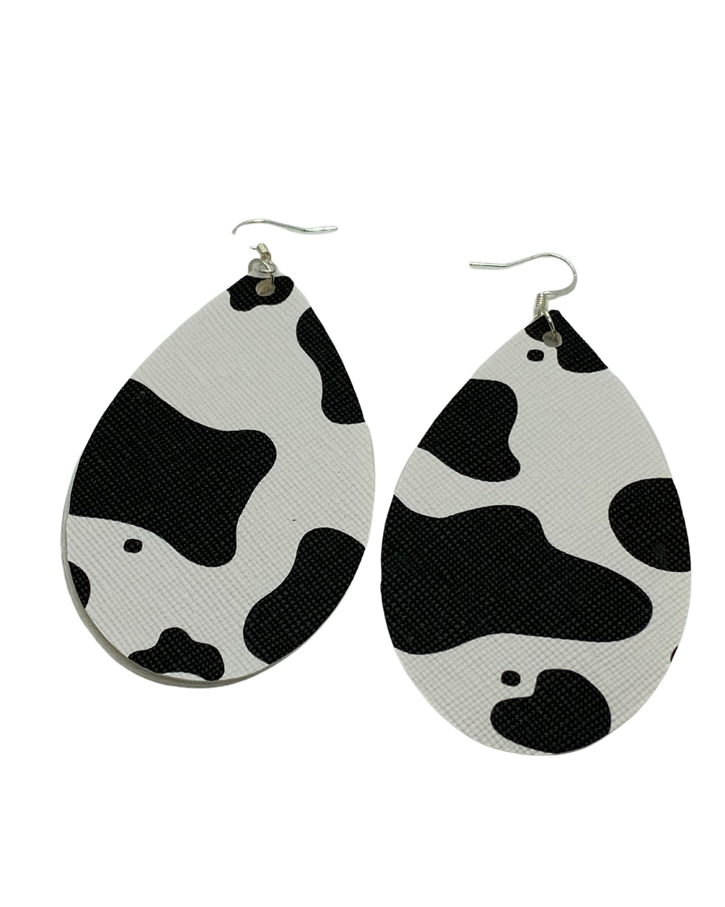 Cow Print Earrings| Teardrop Earrings