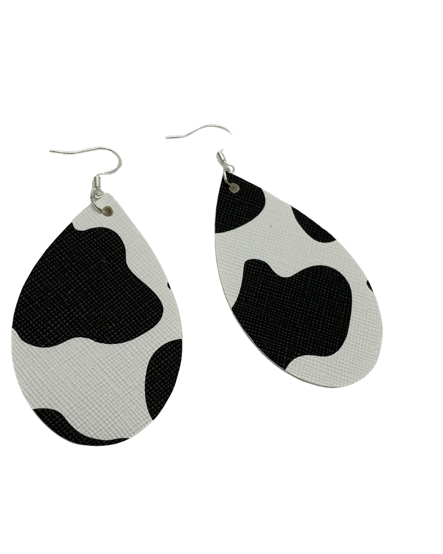 Cow Print Earrings| Teardrop Earrings