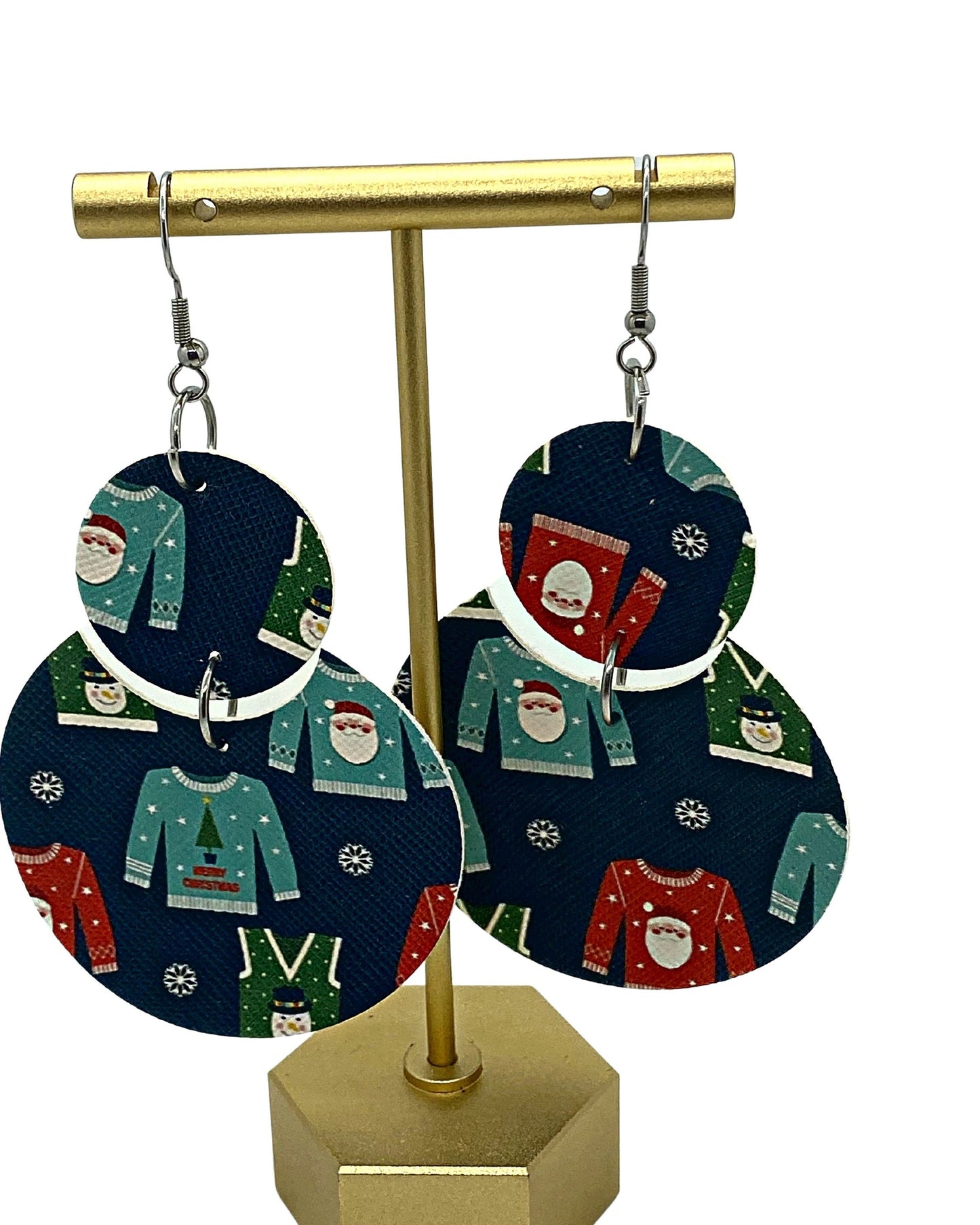 Ugly Sweater Christmas Party Earrings