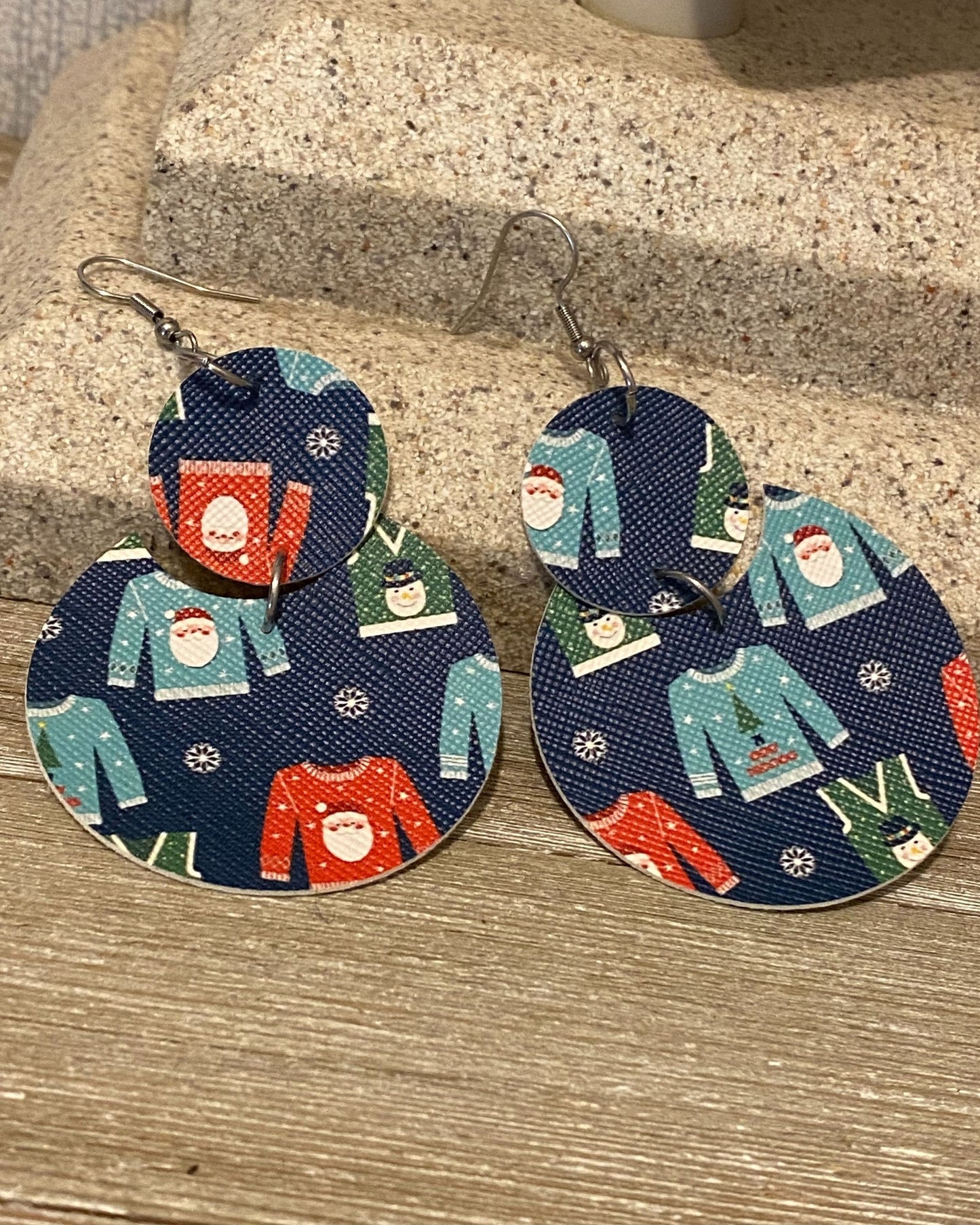 Ugly Sweater Christmas Party Earrings