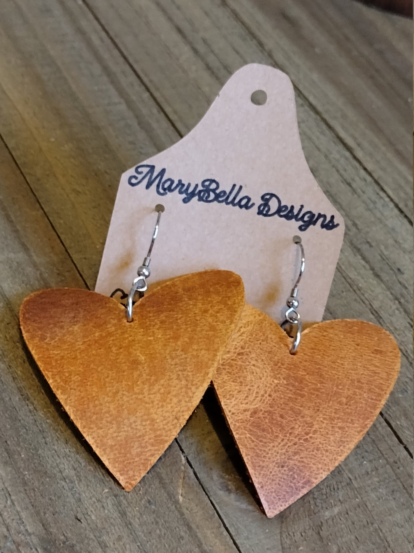 Large Heart Earrings