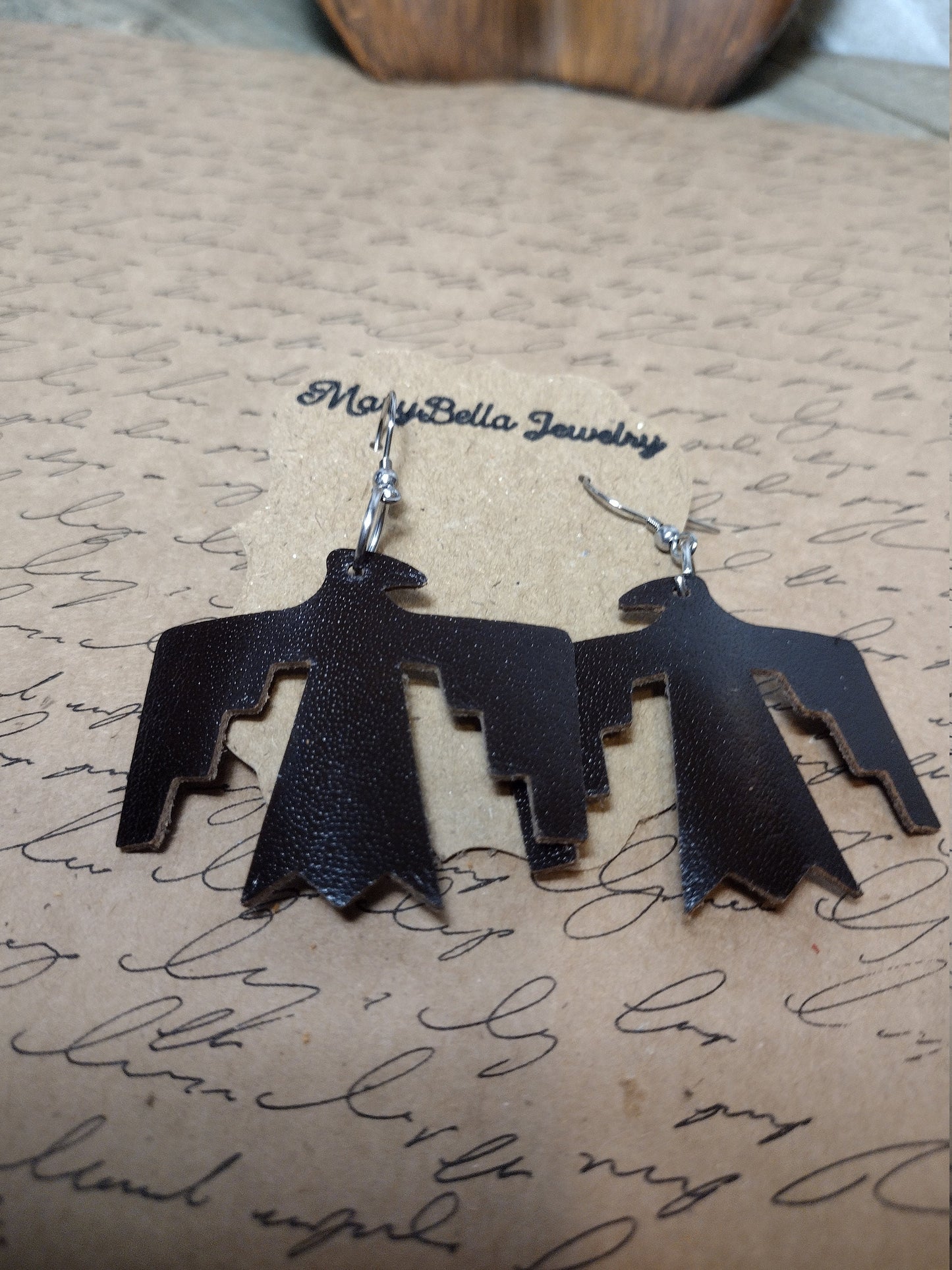 Brown Thunderbird Earrings