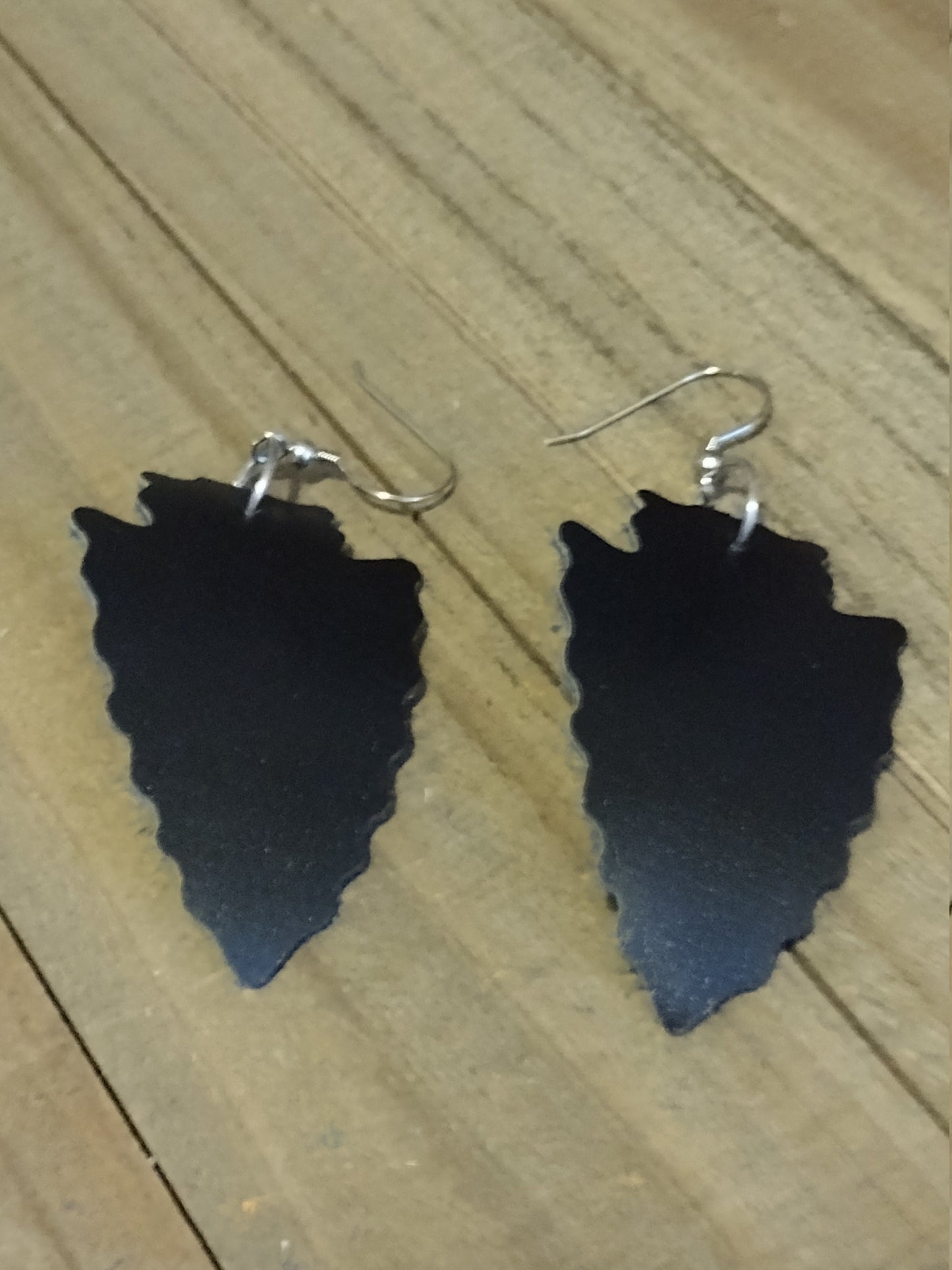 Arrowhead Leather Earrings