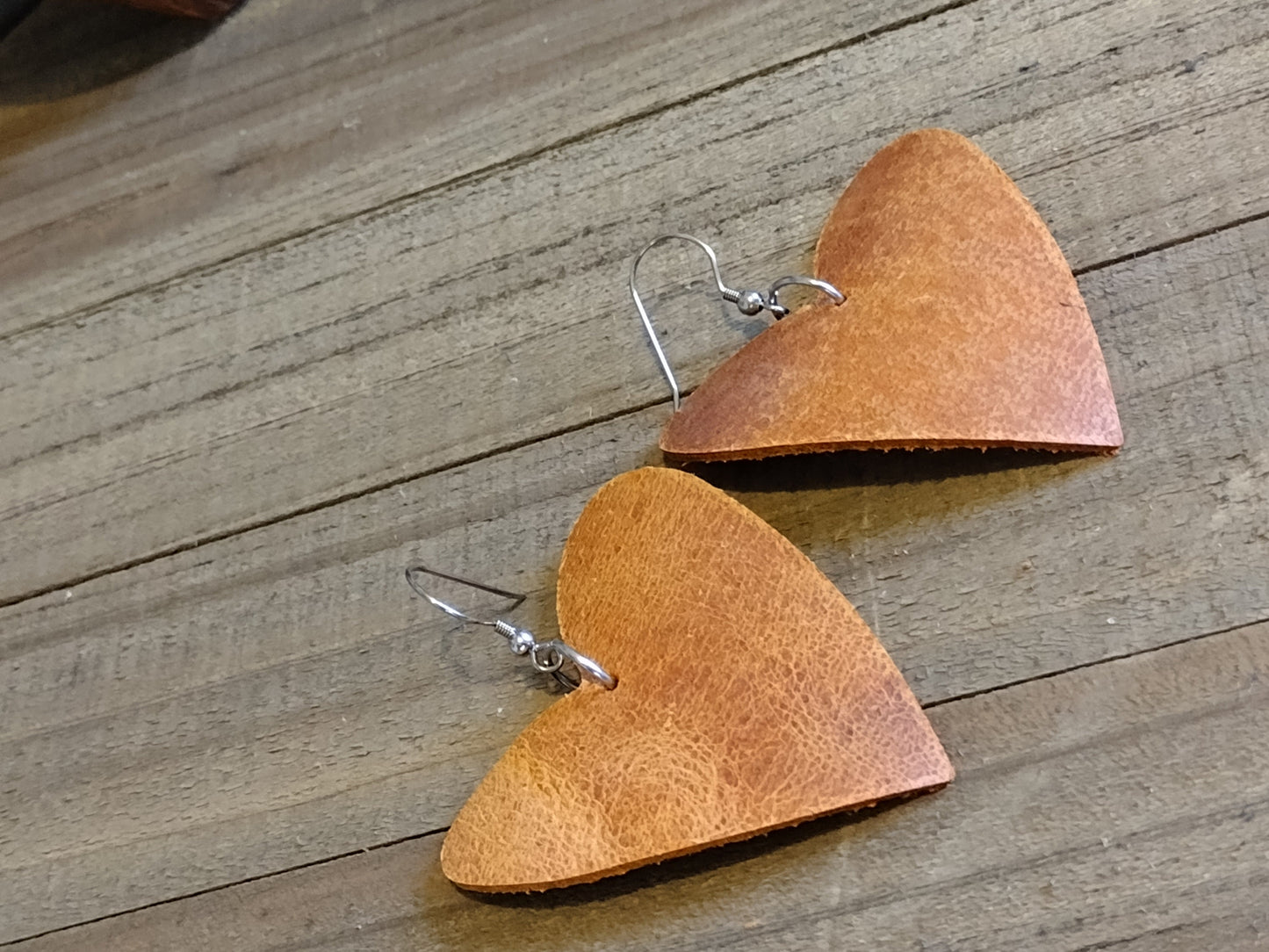 Large Heart Earrings