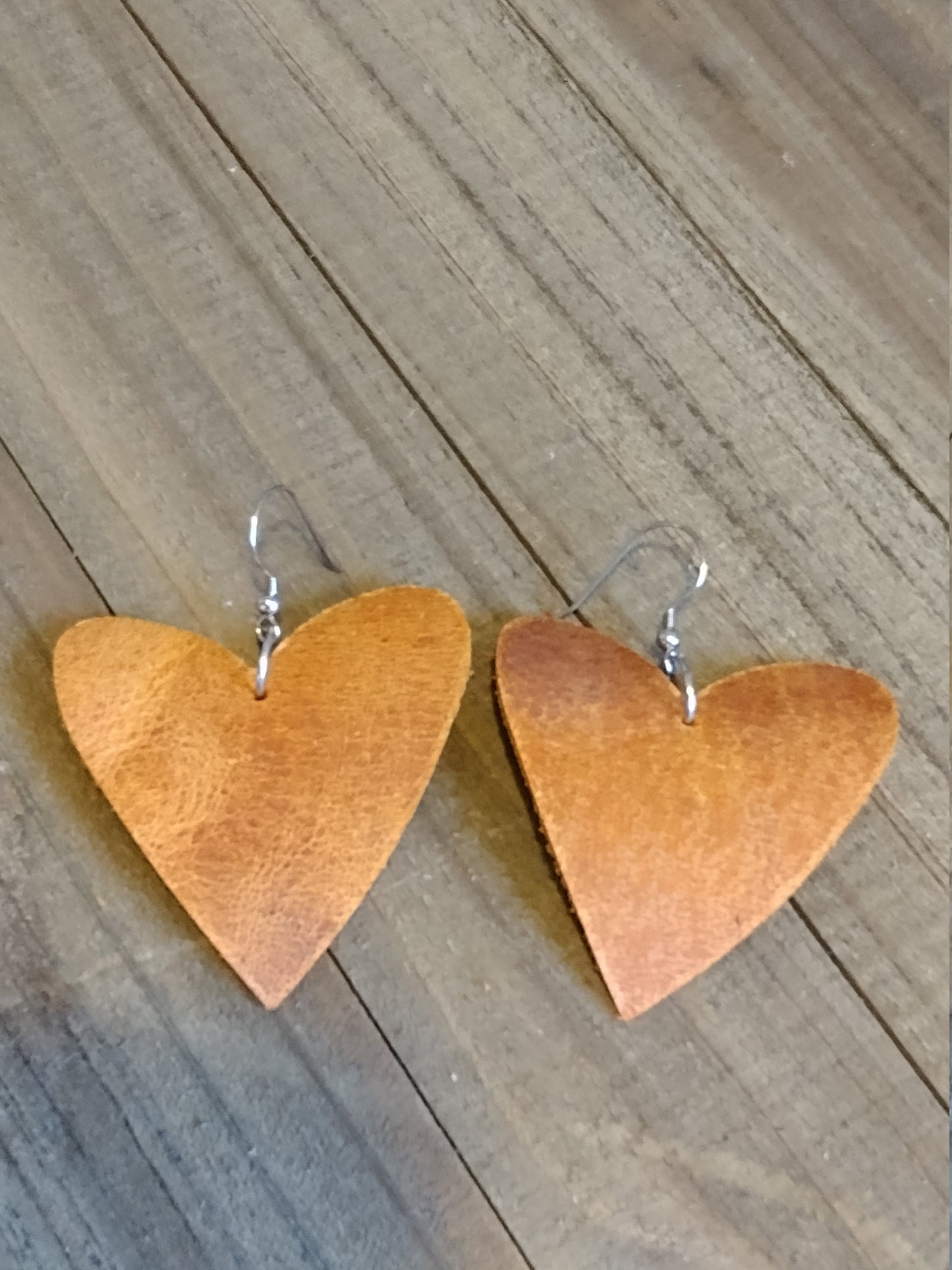 Large Heart Earrings