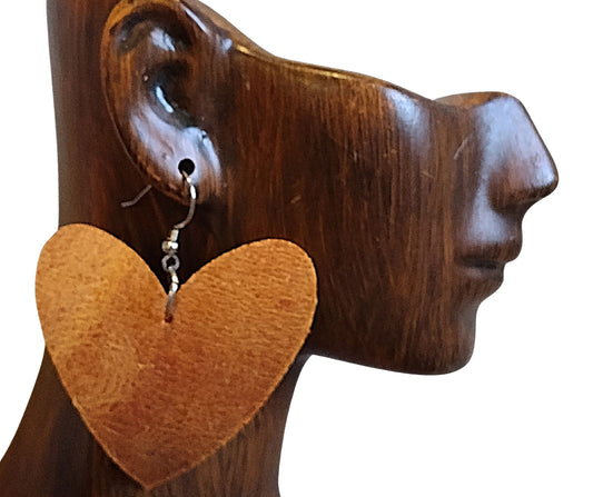 Large Heart Earrings