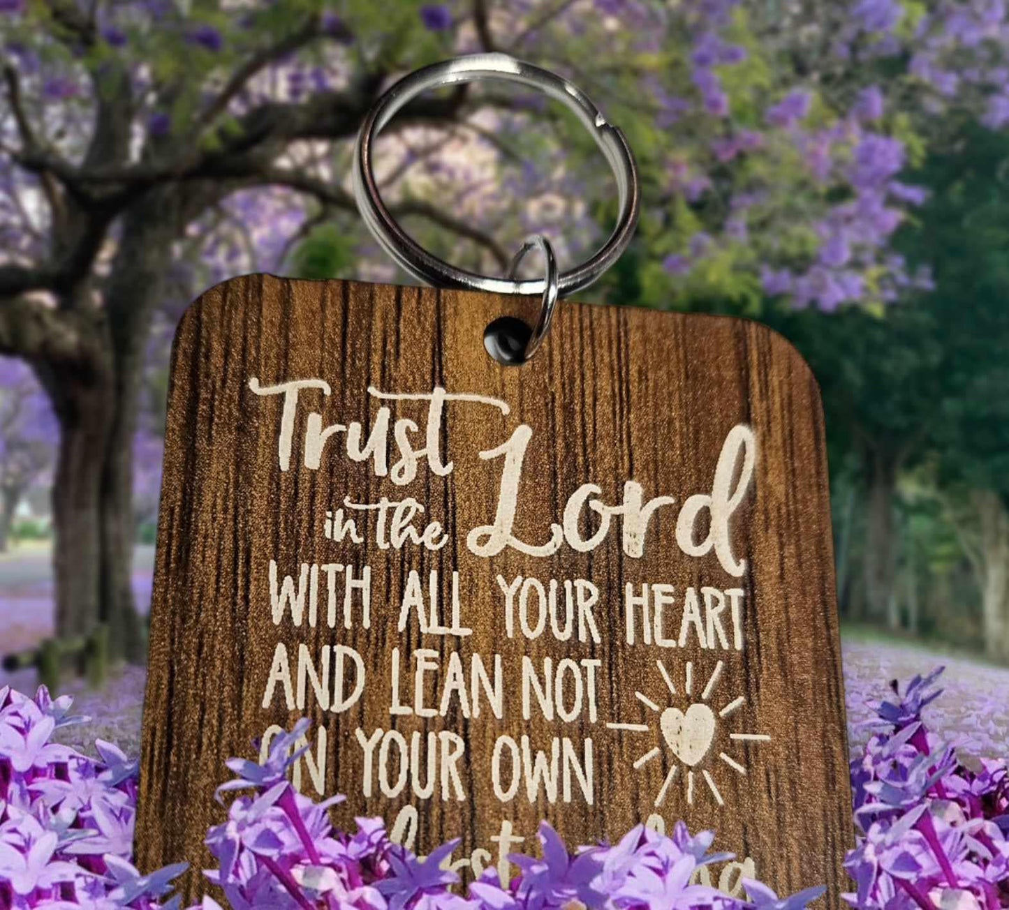 Trust In The Lord Keychain