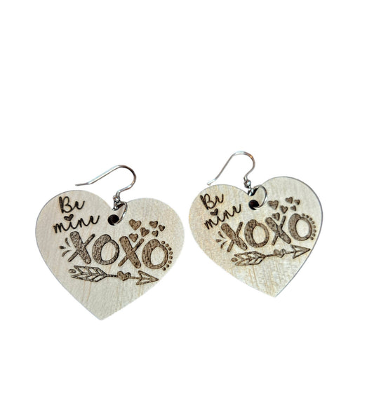 Be Mine XOXO Valentine Earrings