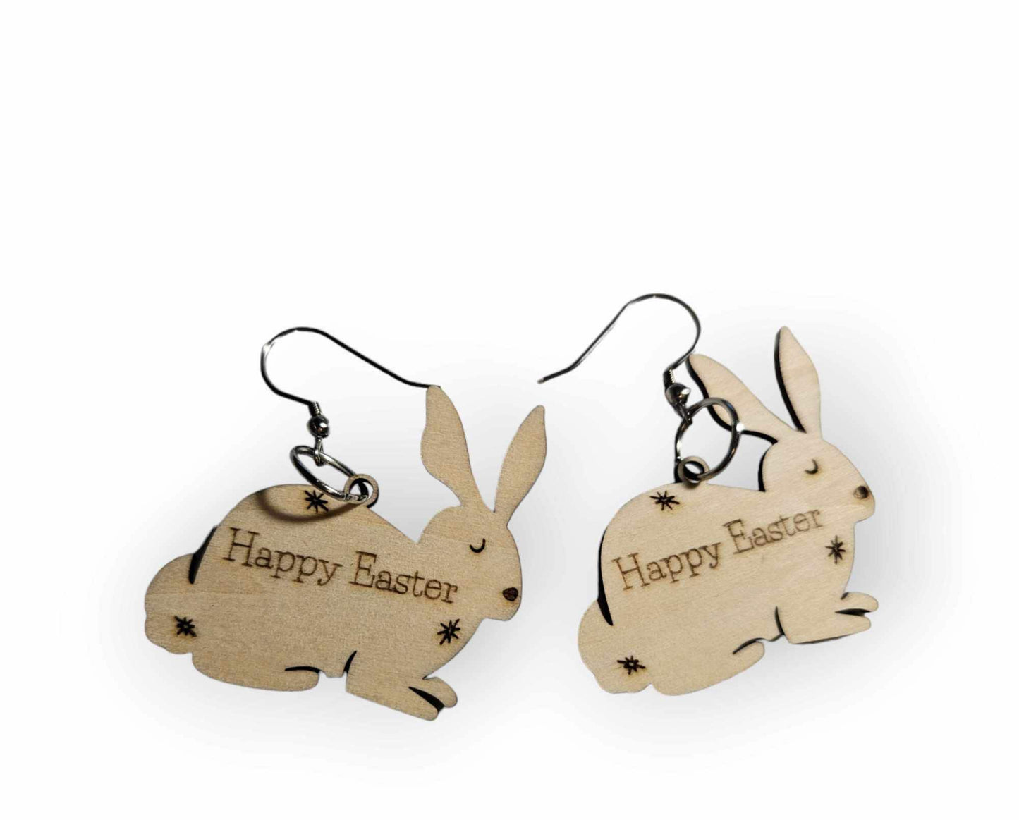 Happy Easter Bunny Earrings