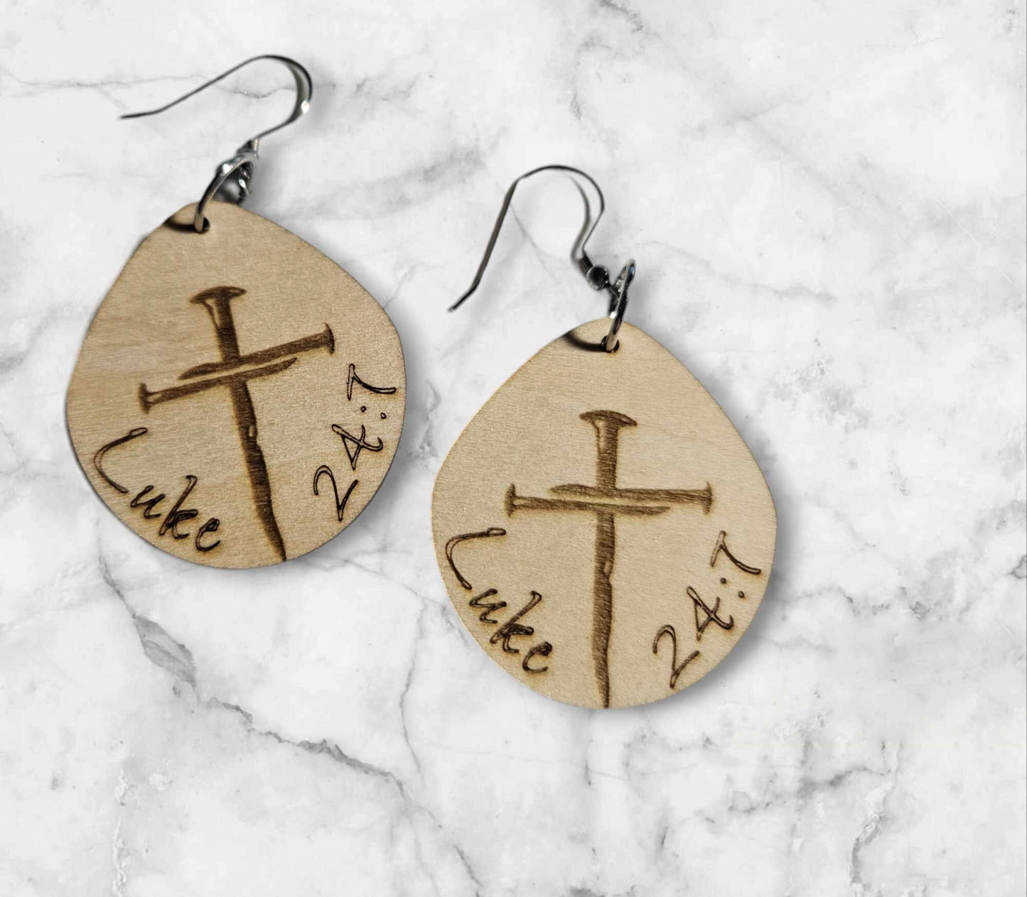 Luke 24:7 Earrings