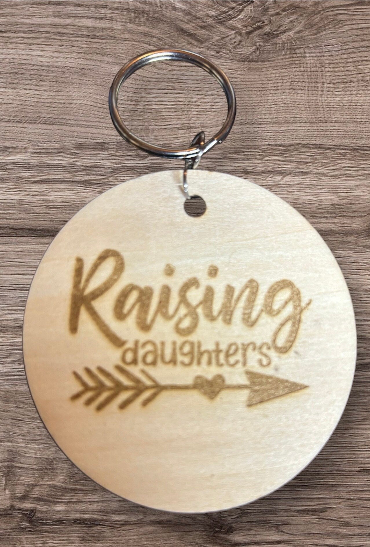 Raising Daughter Keychain