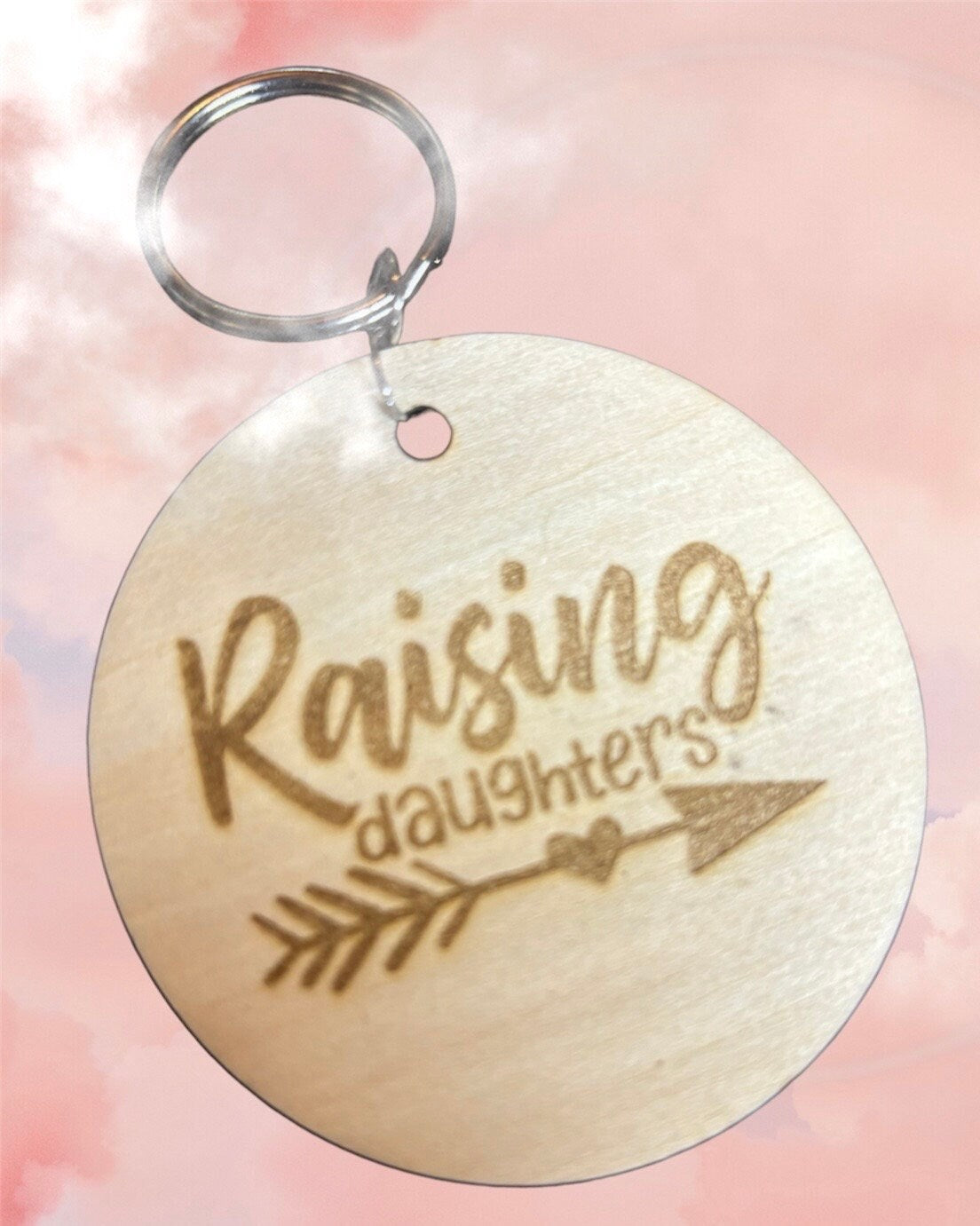 Raising Daughter Keychain