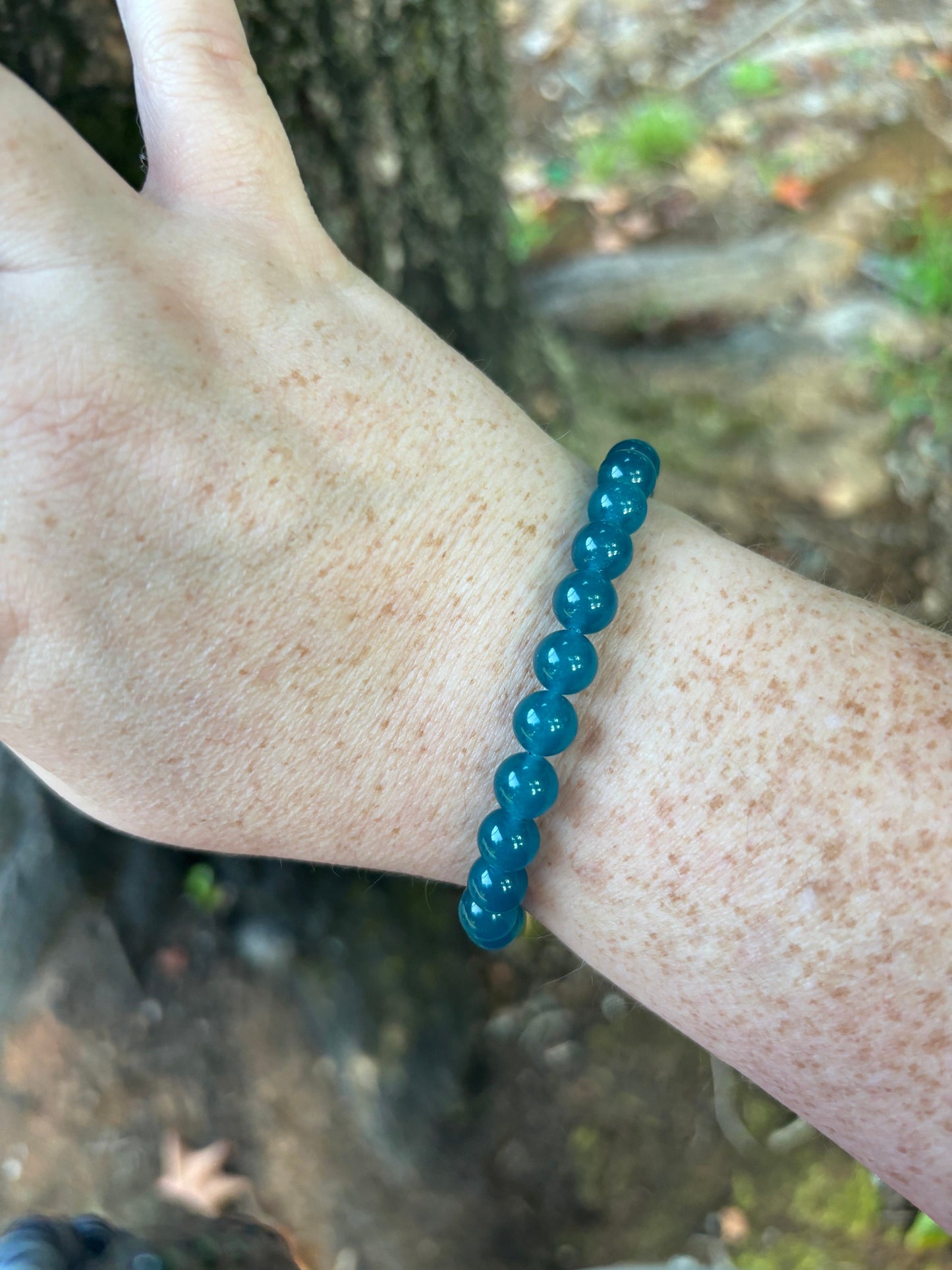 Teal Stretchy Bracelet