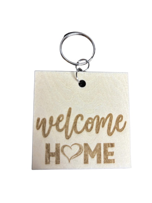 Welcome Home Keychain