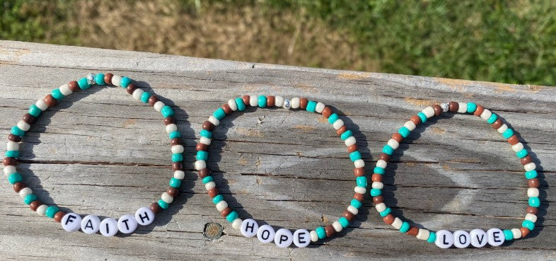 Faith Love & Hope Bracelets